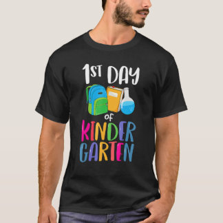 1st Day Of Kindergarten Back To School First Kids  T-Shirt