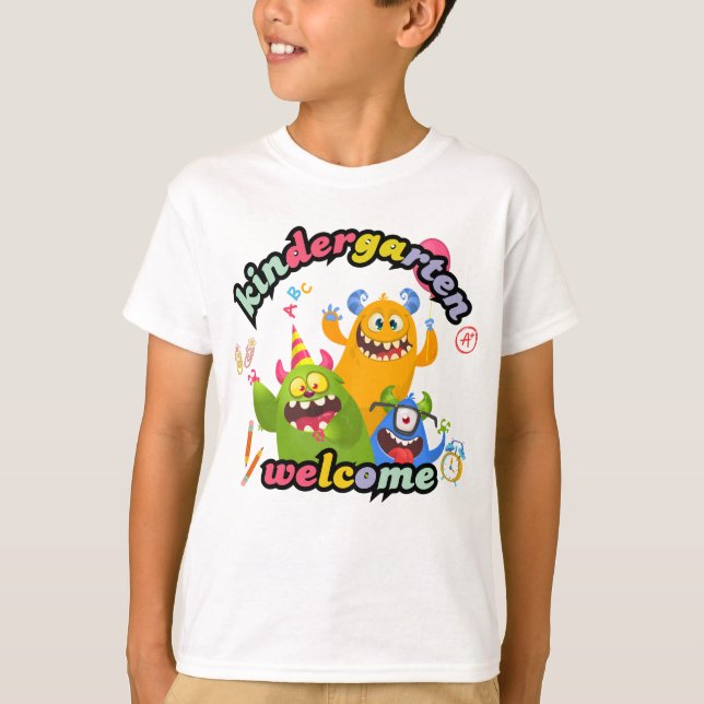 1st day of kindergarten T-Shirt (Front)