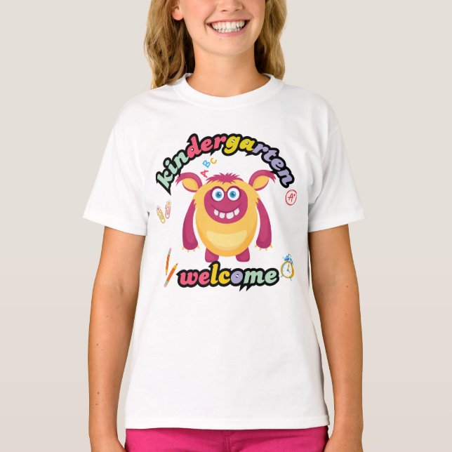 1st day of kindergarten T-Shirt (Front)