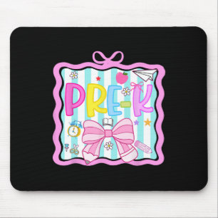1st Day Of Pre-kindergarten Preppy Back To School Mouse Mat