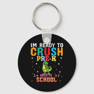 1st Day Of Preschool Girls Prek Boys Back To Schoo Key Ring