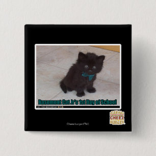 1st Day of School 15 Cm Square Badge