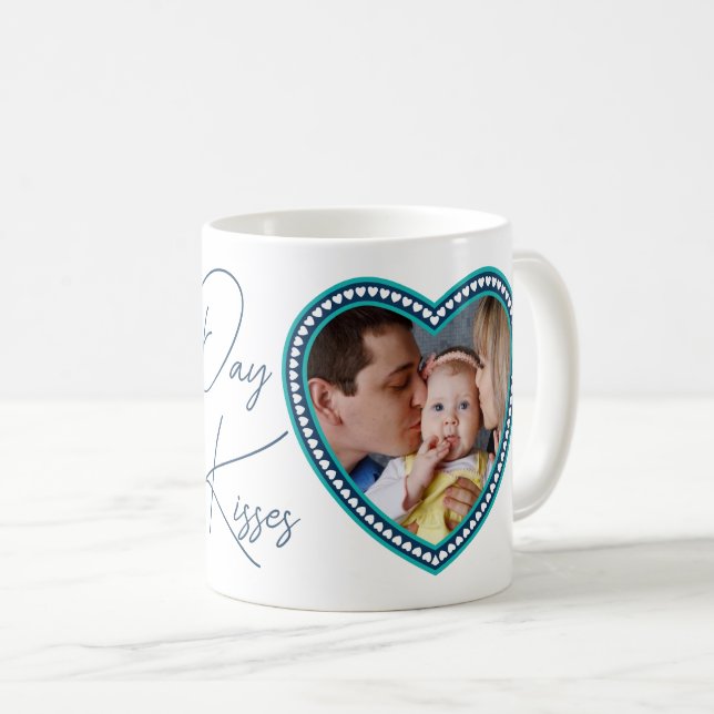 1st Father’s Day, Love & Kisses Coffee Mug (Front Right)