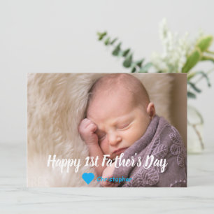 1st Father's Day Holiday Card