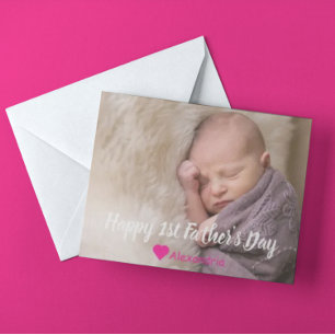 1st Father's Day Holiday Card
