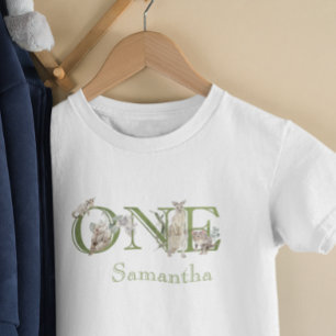 1st First One Birthday Australia Animals  Baby T-Shirt