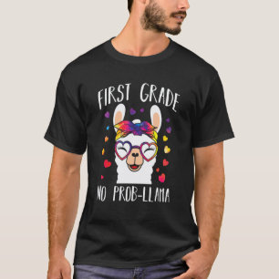 1st Grade Back To School No Prob Llama For Teacher T-Shirt