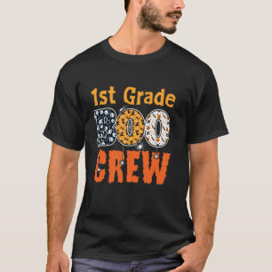 1st Grade Boo Crew First Grade Spooky Halloween Te T-Shirt