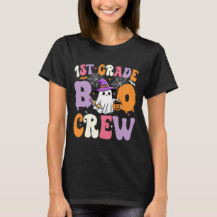1st Grade Boo Crew Spooky First Grade Halloween Te T-Shirt