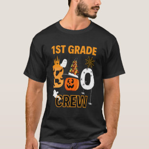 1st Grade Boo Crew Teacher Studen First Elementary T-Shirt