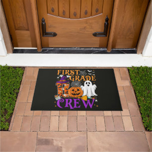 1st Grade Boo Crew Teacher Student Funny Halloween Doormat