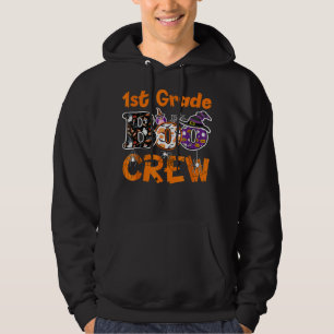 1st Grade Boo Crew Teacher Student Funny Halloween Hoodie