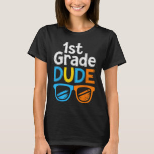 1st Grade Bruh First Grade Dude Back To School For T-Shirt