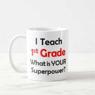 1st grade coffee mug