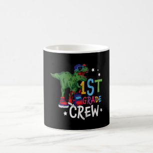 1st Grade Crew Dinosaur Back to School Kids Gift Coffee Mug