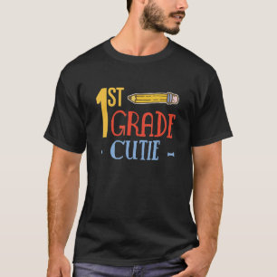 1st Grade Cutie First Day Of School T-Shirt