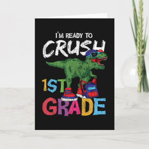1st Grade Dinosaur Back to School Student Gift Card