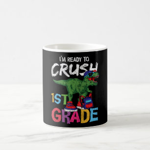 1st Grade Dinosaur Back to School Student Gift Coffee Mug