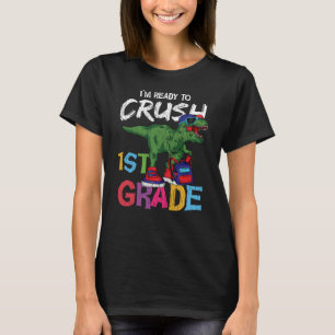 1st Grade Dinosaur Back to School Student Gift T-Shirt