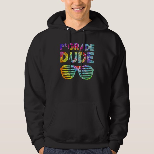 1st Grade Dude First Grade Back To School Hoodie (Front)