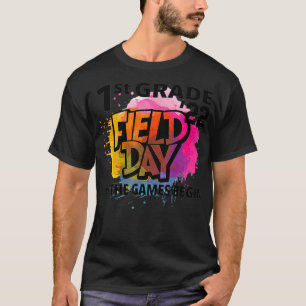 1st Grade Field Day 2022 Let The Games Begin Kids T-Shirt