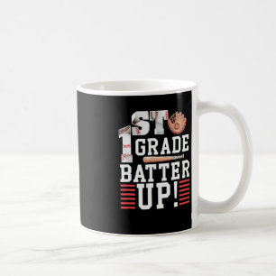 1st Grade First Day Of School 1st Grade Batter Up Coffee Mug