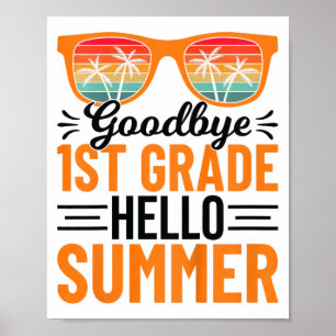 1st Grade Hello Summer 3 Poster