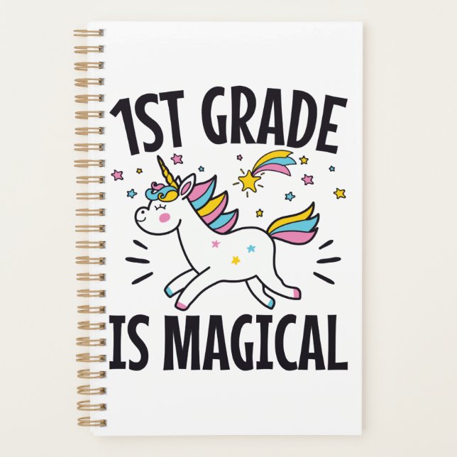 1st Grade Is Magical Back To School Student Planner (Front)