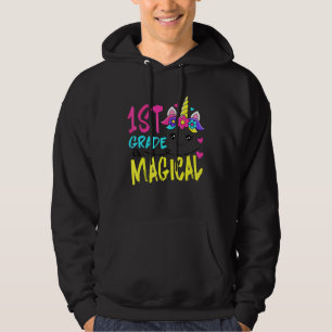 1st Grade Is Magical Back To School Unicorn Hoodie