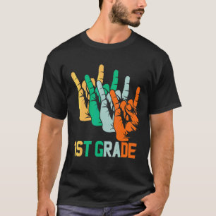 1st Grade Is My Jam Vintage 80s Boombox Teacher St T-Shirt
