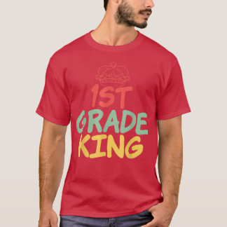1st Grade King Teaching School Enrolment T-Shirt