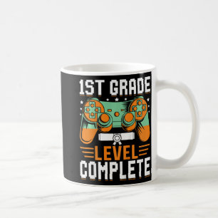 1st Grade Level Complete Graduation Video Game Con Coffee Mug
