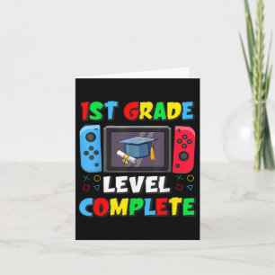 1st Grade Level Complete Last Day Of School Video Card