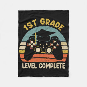 1st Grade Level Complete Last Day Of School Video  Fleece Blanket