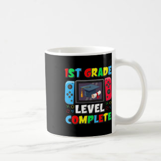 1st Grade Level Complete Video Gamer Boy Graduatio Coffee Mug