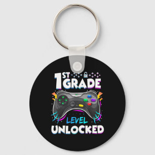 1st Grade Level Unlocked Ck To School First Day Ga Key Ring