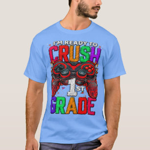 1st Grade Level Unlocked Game On 1st Grade Back To T-Shirt