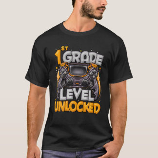 1St Grade Level Unlocked Game On 1St Grade Back To T-Shirt