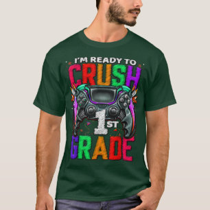 1st Grade Level Unlocked Game On 1st Grade Back To T-Shirt
