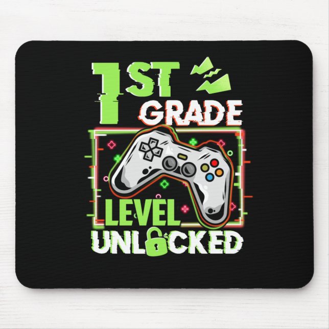 1St Grade Level Unlocked Mouse Mat (Front)
