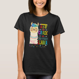 1st Grade No Prob Llama Back To School First Day T-Shirt