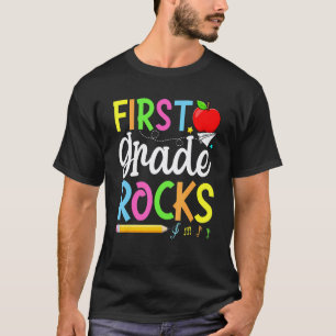 1st Grade Rocks First Day Of School Students Teac T-Shirt