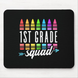 1st Grade Squad Ck To School First Grade Teacher B Mouse Mat