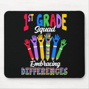 1st Grade Squad Embracing Differences - Sped Teach Mouse Mat