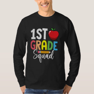 1st Grade Squad First Grade Team Back to School Te T-Shirt