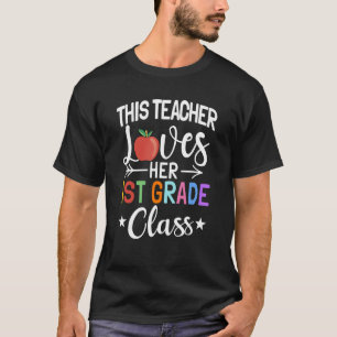 1st Grade Teacher Class Instructor Educator School T-Shirt