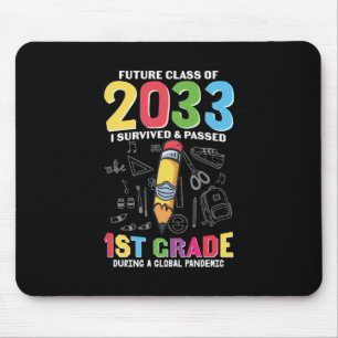 1st Grade Teacher Future Class Of 2033 Mouse Mat