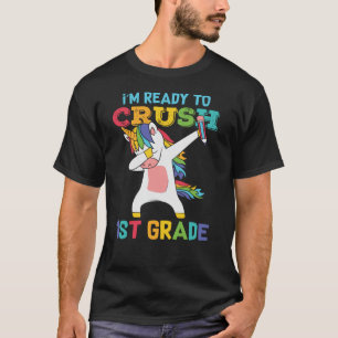 1st Grade Unicorn First Day of School Student Gift T-Shirt