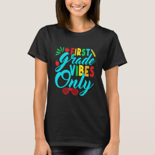 1st Grade Vibes Teachers Boys Girls  Back To Schoo T-Shirt
