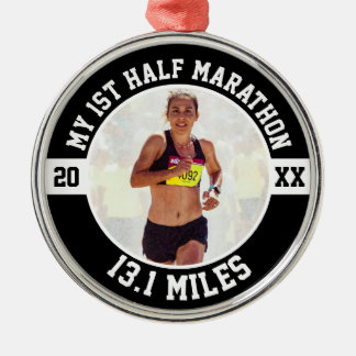 1st Half Marathon Runner First Running Beginner Metal Tree Decoration